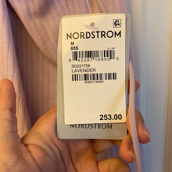 NWT Saylor Ainsley Feather Trim Mini Dress - Picture 3 of 5